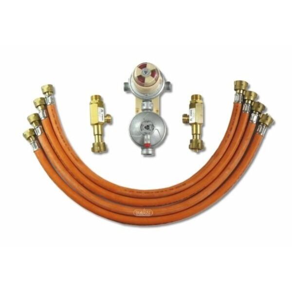 Reduktorius automatinis 37 mbar, 6 kg/h nuo 4 balionų