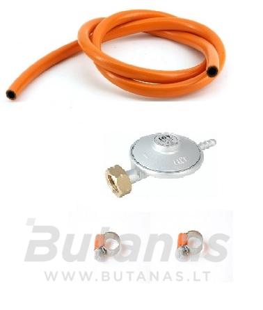 zarnos_reduktriaus_komplektas_su_savarzom.jpg Komplektas dujiniam griliui pajungti 1,5m žarna