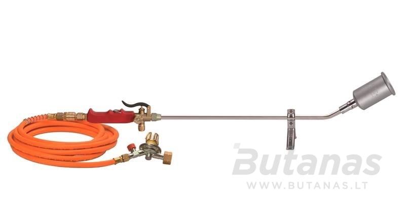 1_max Koma titaninis degiklis 60 L-500 su žarna 10m ir reduktoriumi