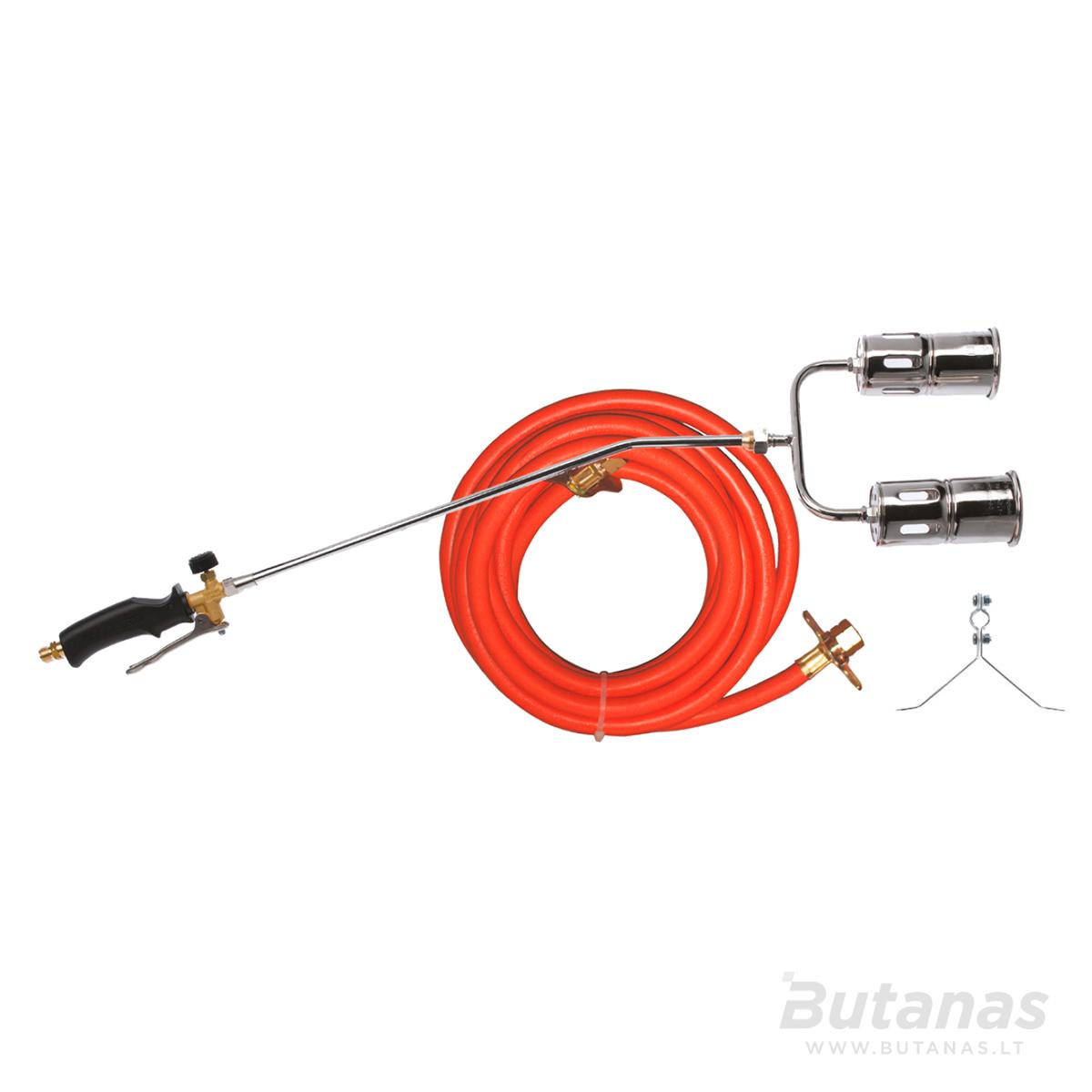 dvigubas_stogo_degiklis_IDEALGAS_96cm Dvigubas stoginis degiklis IDEALGAS 96cm su 5m. žarna