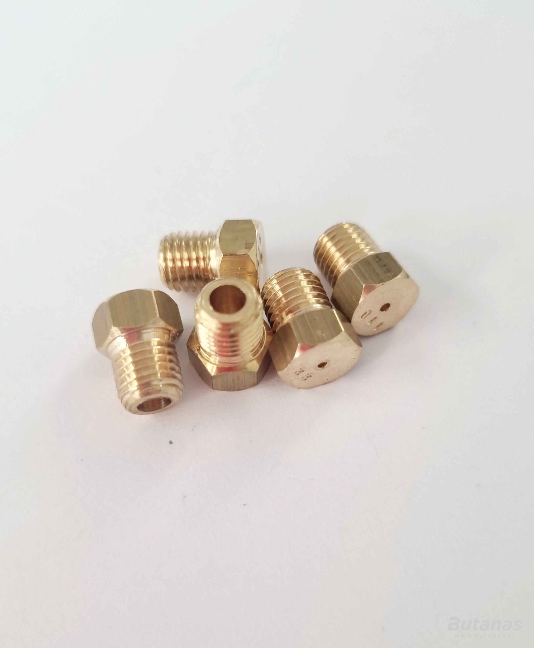 purkstukai_gamtinems_dujoms_M6x0,75(1) Purkštukų komplektas viryklėms gamtinėms (miesto) dujoms M6x0,75