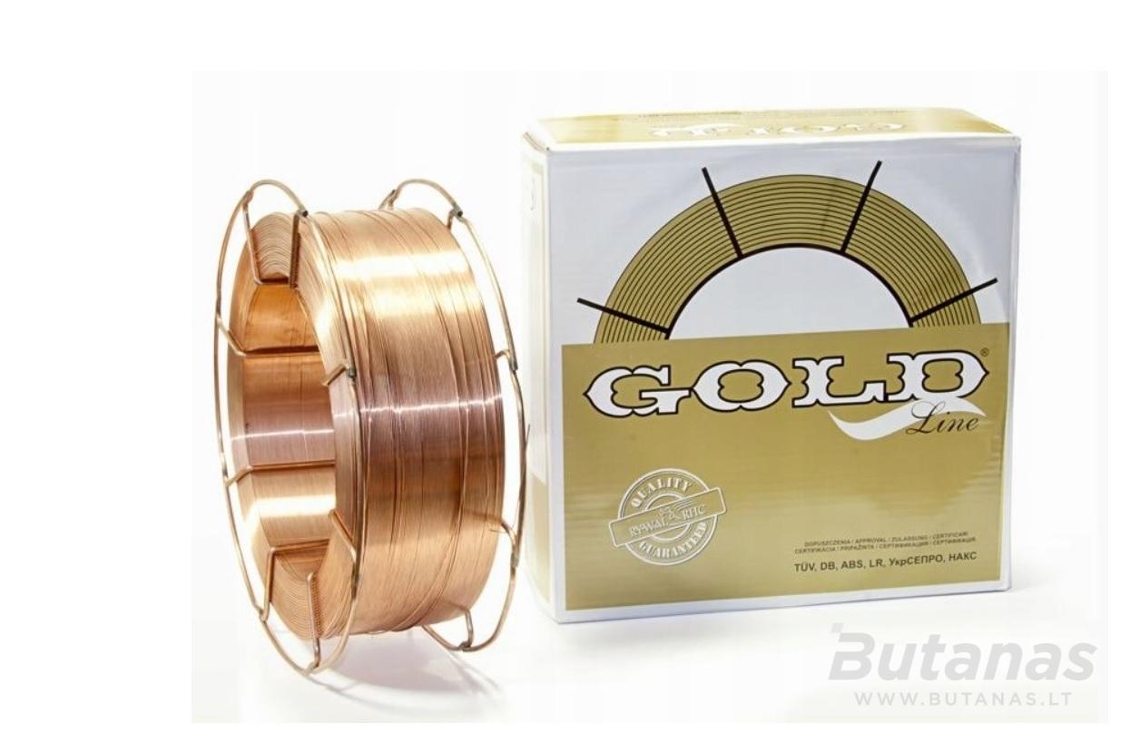 gold_viela_15kg_1.0mm Suvirinimo viela GOLD 1mm 15 kg