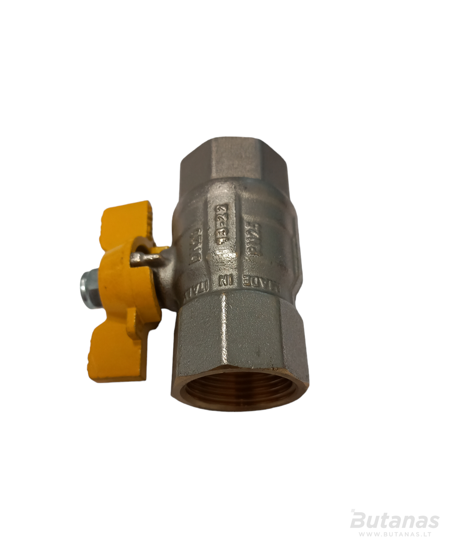 dujinis_ventilis_dn20 (4) Rutulinis dujų ventilis 3/4 (dn20) vidus/vidus trumpa rankena