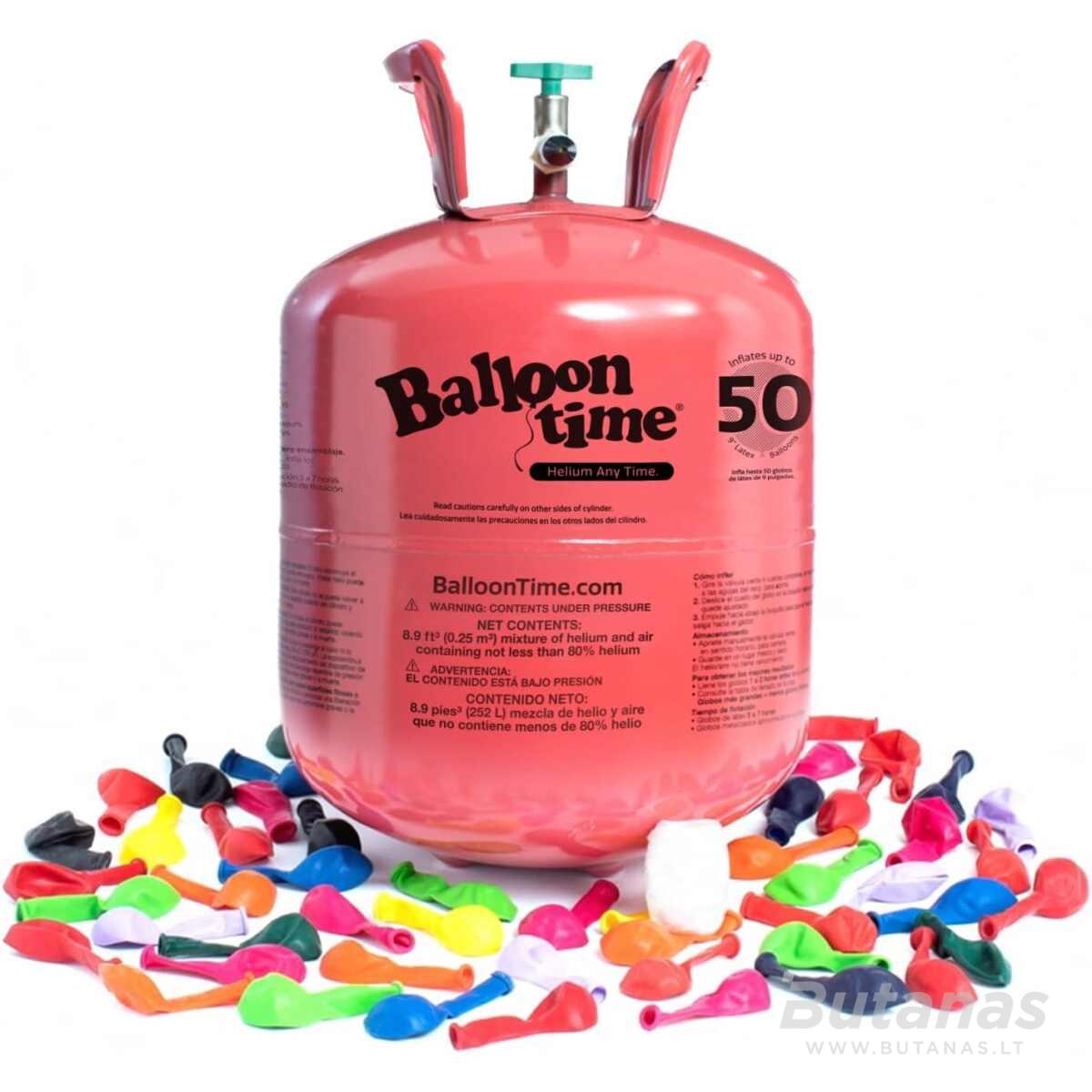 Helio dujos „Balloon Time 50"