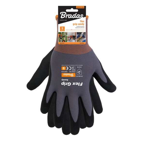 FLEX GRIP SNDY PRO nitrilinės pirštinės (9 dydis)