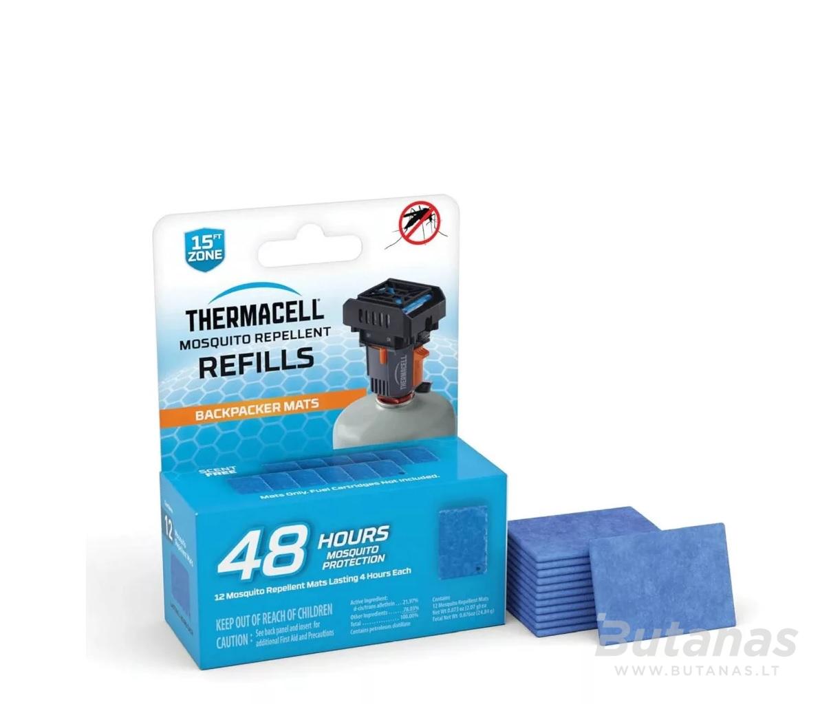 relepelentas_thermacel_48vnt Thermacell kaitinimo plokštelės - repelentas M-48