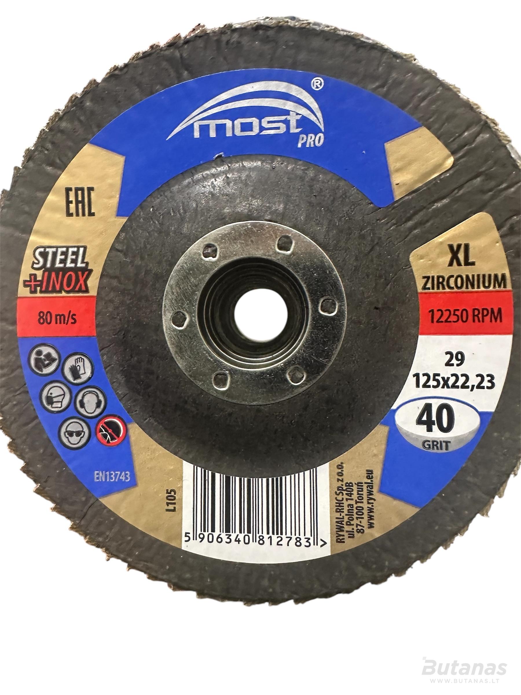 slifavimo_diskas_zirconium-e1679987649685 XL Šlifavimo diskas žiedlapinis MOST 125x22 GR40 XL