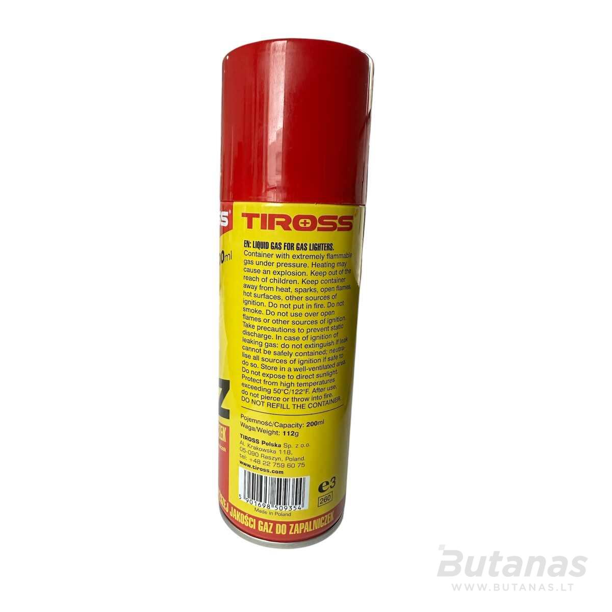 Dujos prietaisų pildymui 200ml