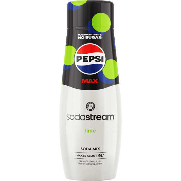 SodaStream Pepsi Lime (be cukraus) sirupas 440ml