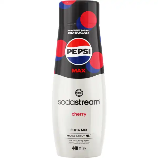 SodaStream Pepsi Cherry (be cukraus) sirupas 440ml