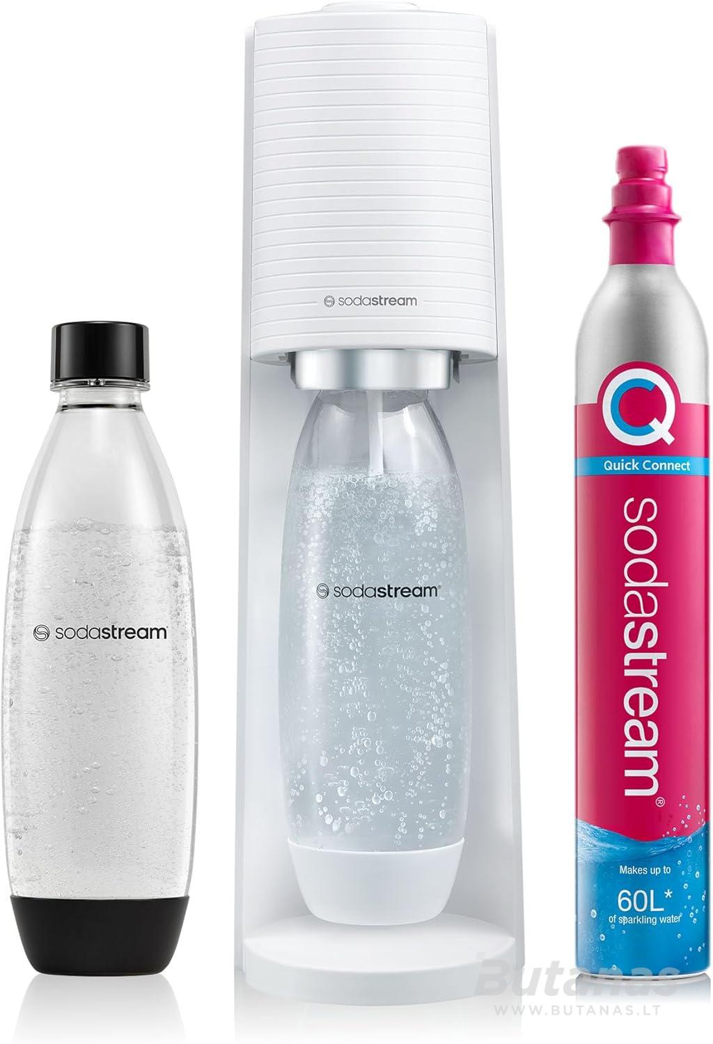 aparatas_terra_baltas SodaStream Terra gazuoto vandens aparatas – baltas