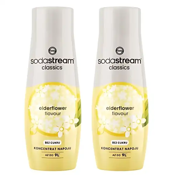 SodaStream Classics  Elderflower (be cukraus) sirupas 2 x 440ml