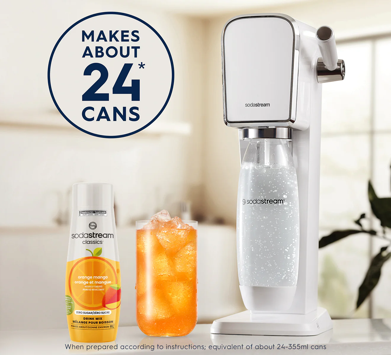 SodaStream Classics Orange & Mango Zero sirupas