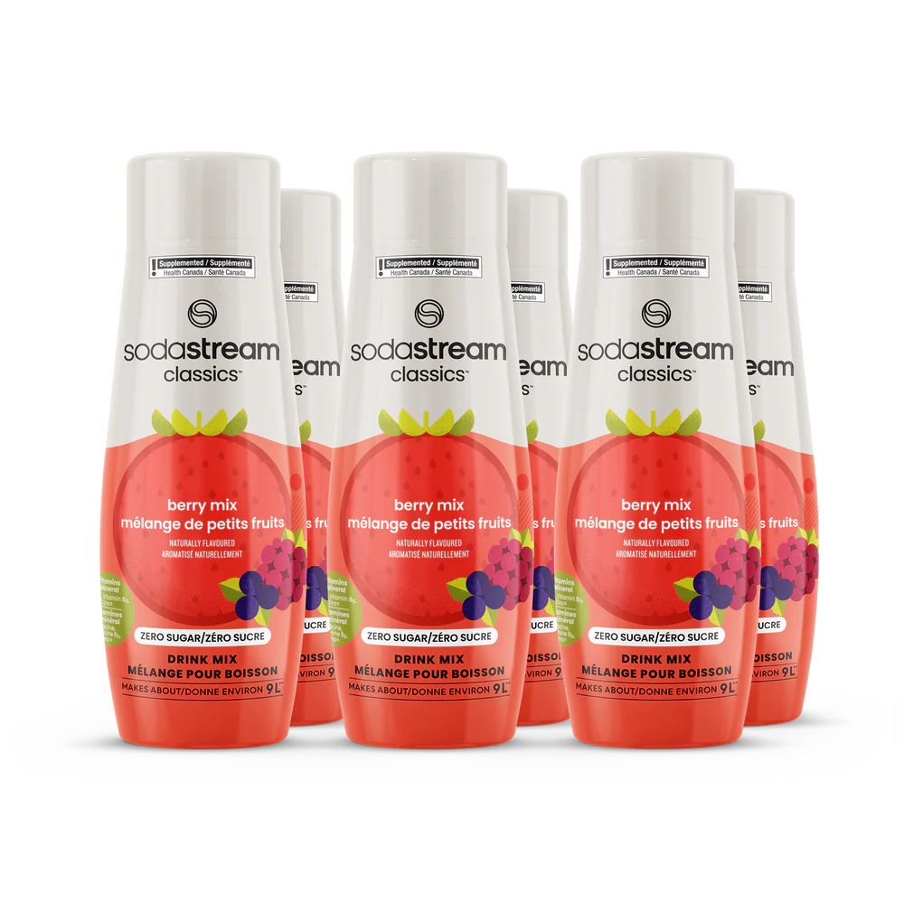 27102025_CA_new-flavors_15780-6pack-berry (1) SodaStream Classics Red Berries (be cukraus) sirupas 440ml x 6 vnt.