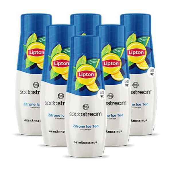 SodaStream Lemon Ice Tea sirupas 440ml x 6 vnt.