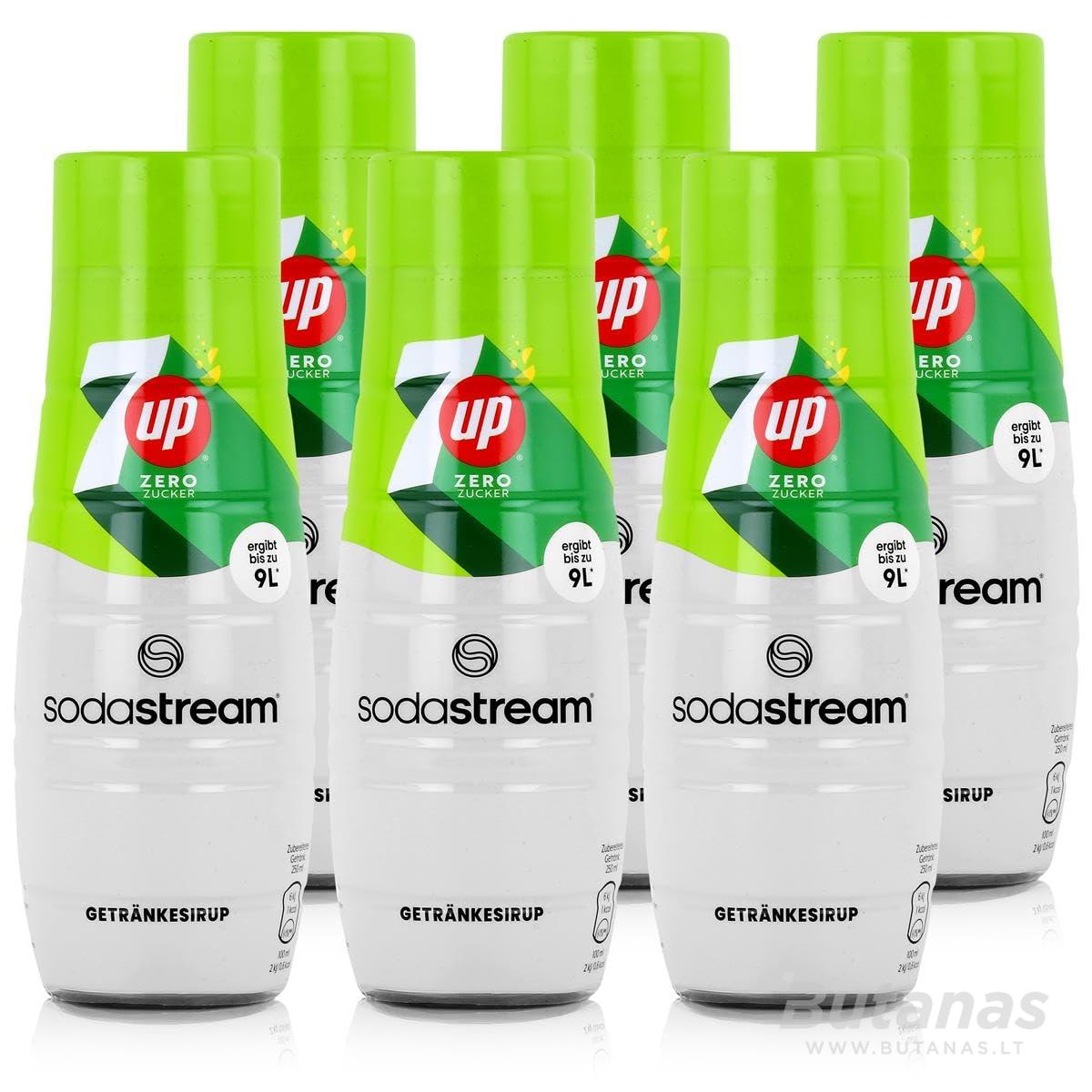 61BPmj5OqyL._SL1200_ SodaStream 7 Up sirupas (be cukraus) 440ml x 6 vnt.