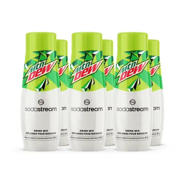 SodaStream Mountain Dew sirupas 440ml x 6 vnt.