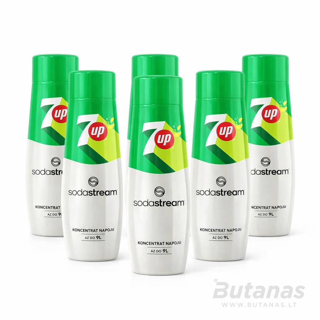 sodastream_syrup-6pieces SodaStream 7 Up sirupas 440ml - 6 vnt.